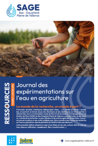 Journal des expérimentations sur l’eau en agriculture #1
