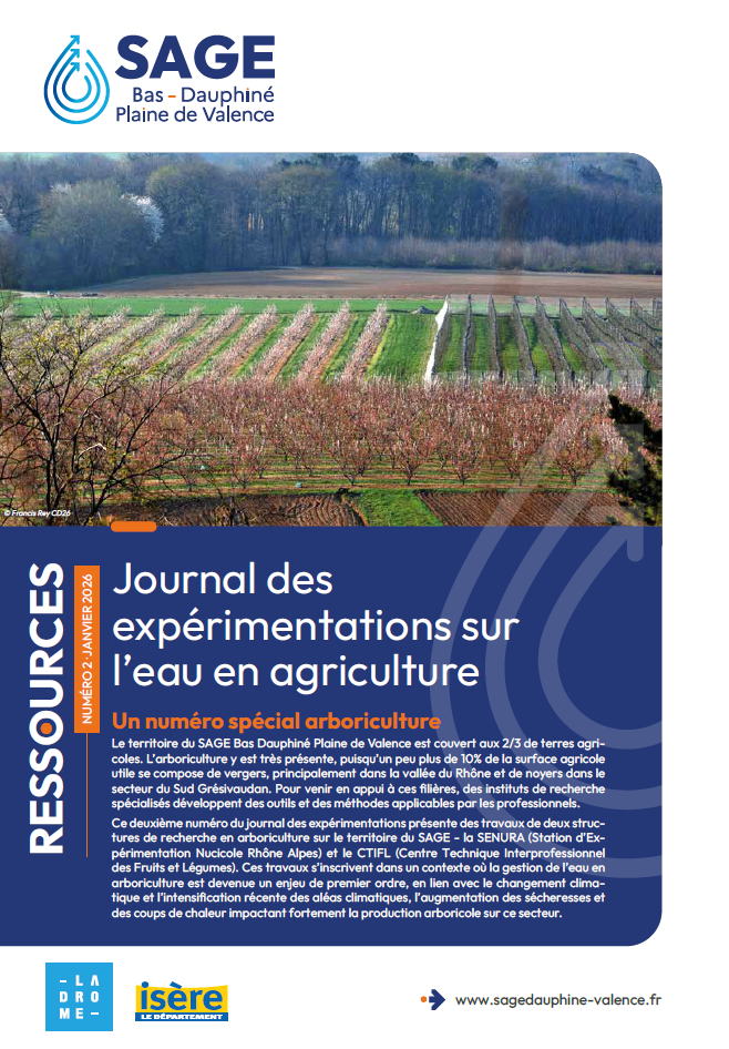 Journal des expérimentations sur l'eau en agriculture